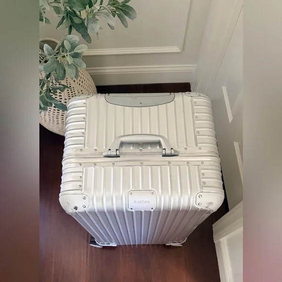 Rimowa Original Trunk Silver Checked Luggage - Picture 5 of 12
